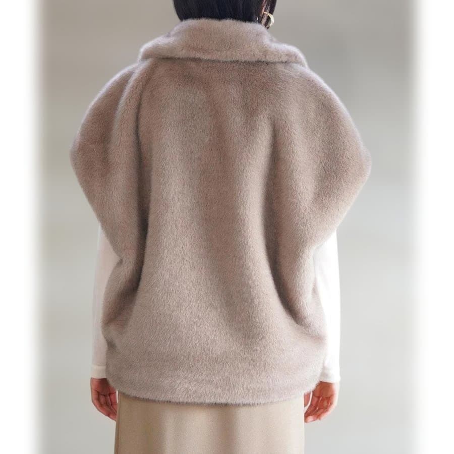 シードレイクSEADRAKEエコファーベスト★フェイクファーA25149