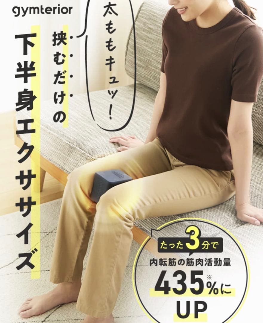 gymterior シェイクボックス 太ももキュッ！挟むだけの下半身エクササイズ