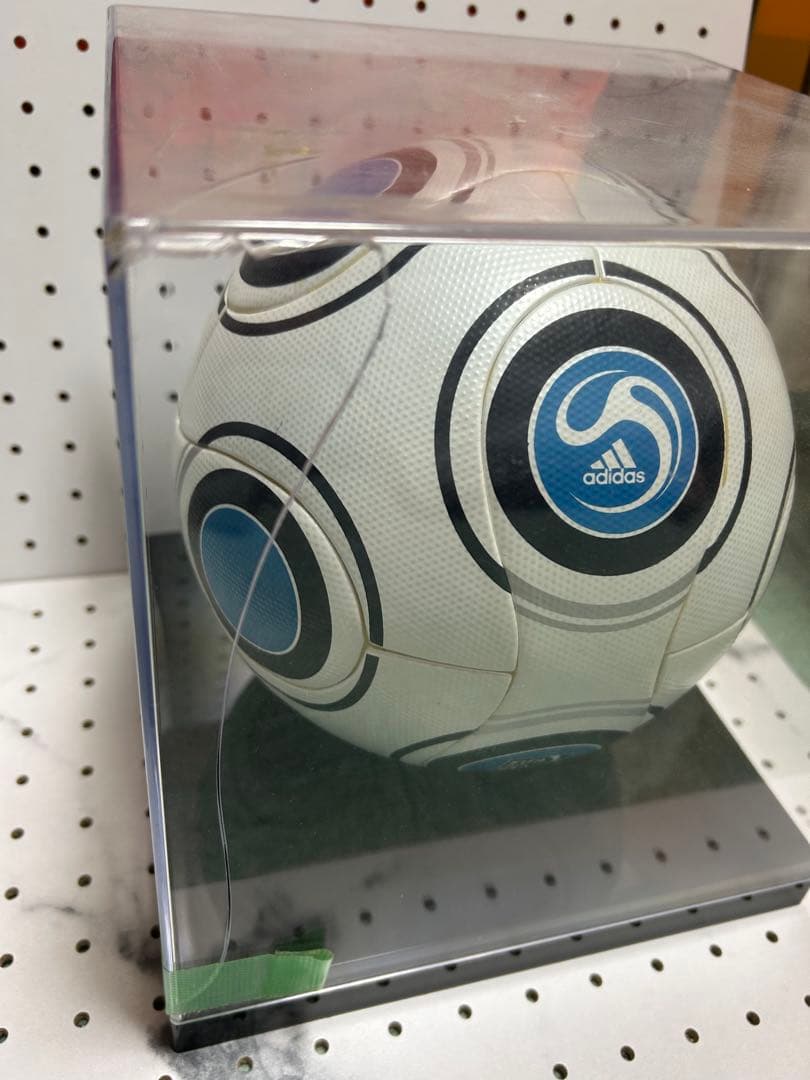 【希少0/50展示品】岡崎誠 直筆サイン.コメント入り 日本代表サッカーボール