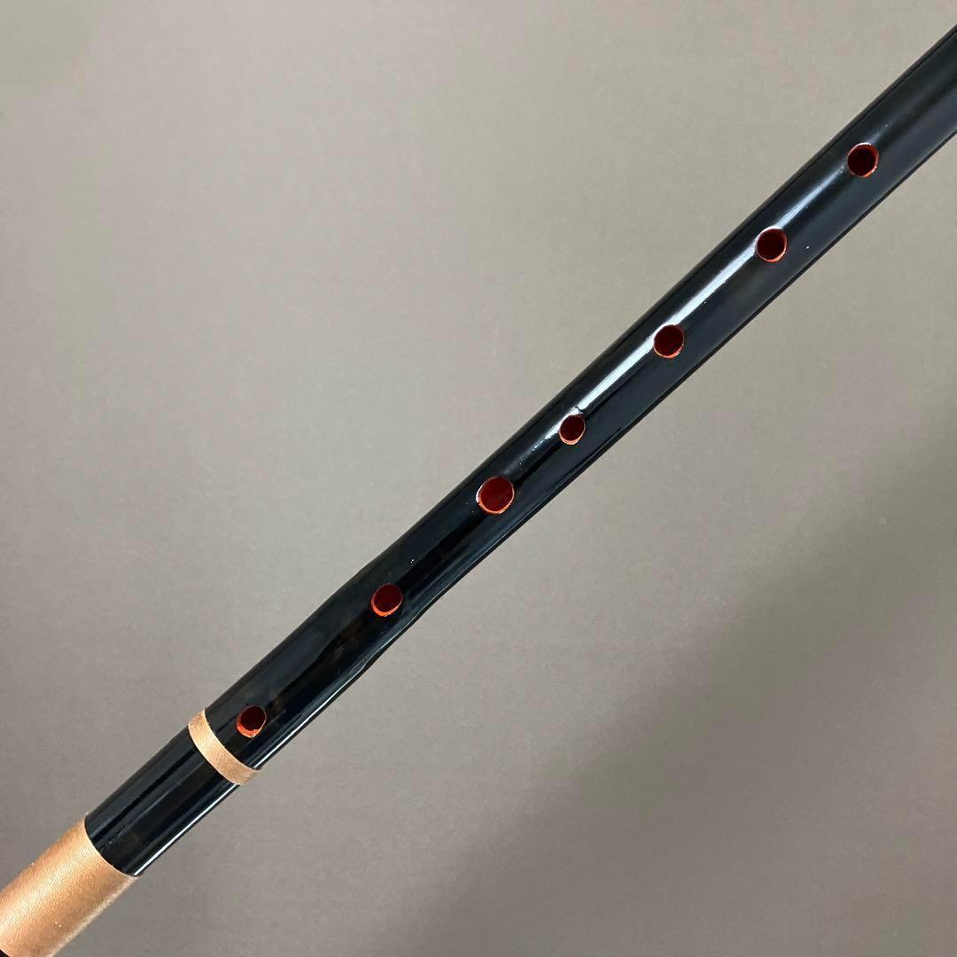 一本調子 F管　 CMR1-23 唄物　ドレミ調　天地糸巻黒塗　西洋音階