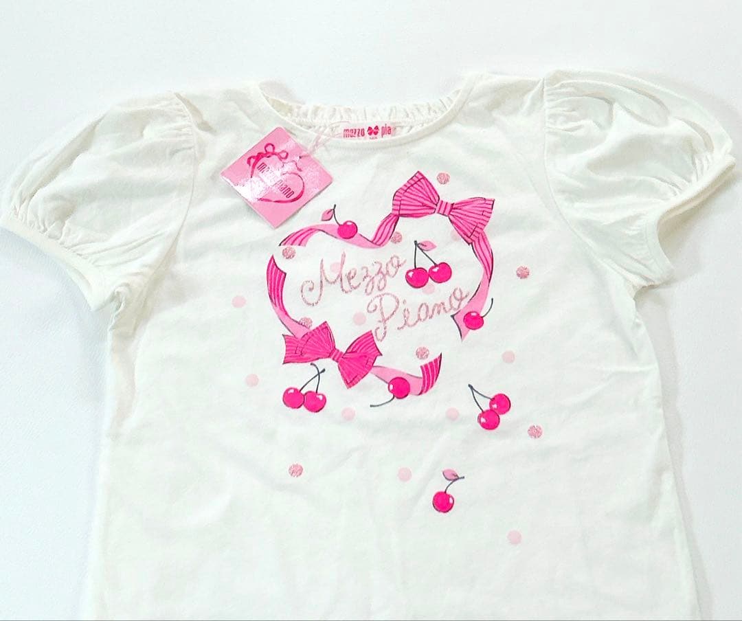 未使用/美品 mezzo piano メゾピアノ Tシャツ 4枚セット 140