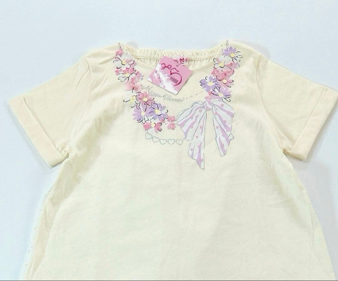 未使用/美品 mezzo piano メゾピアノ Tシャツ 4枚セット 140