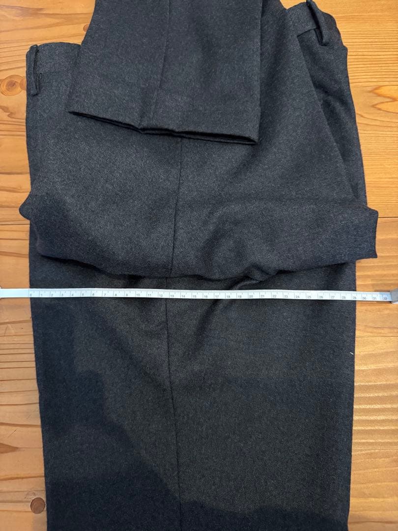 インコテックス　スラックス　チャコールグレー　中古美品　Lサイズ