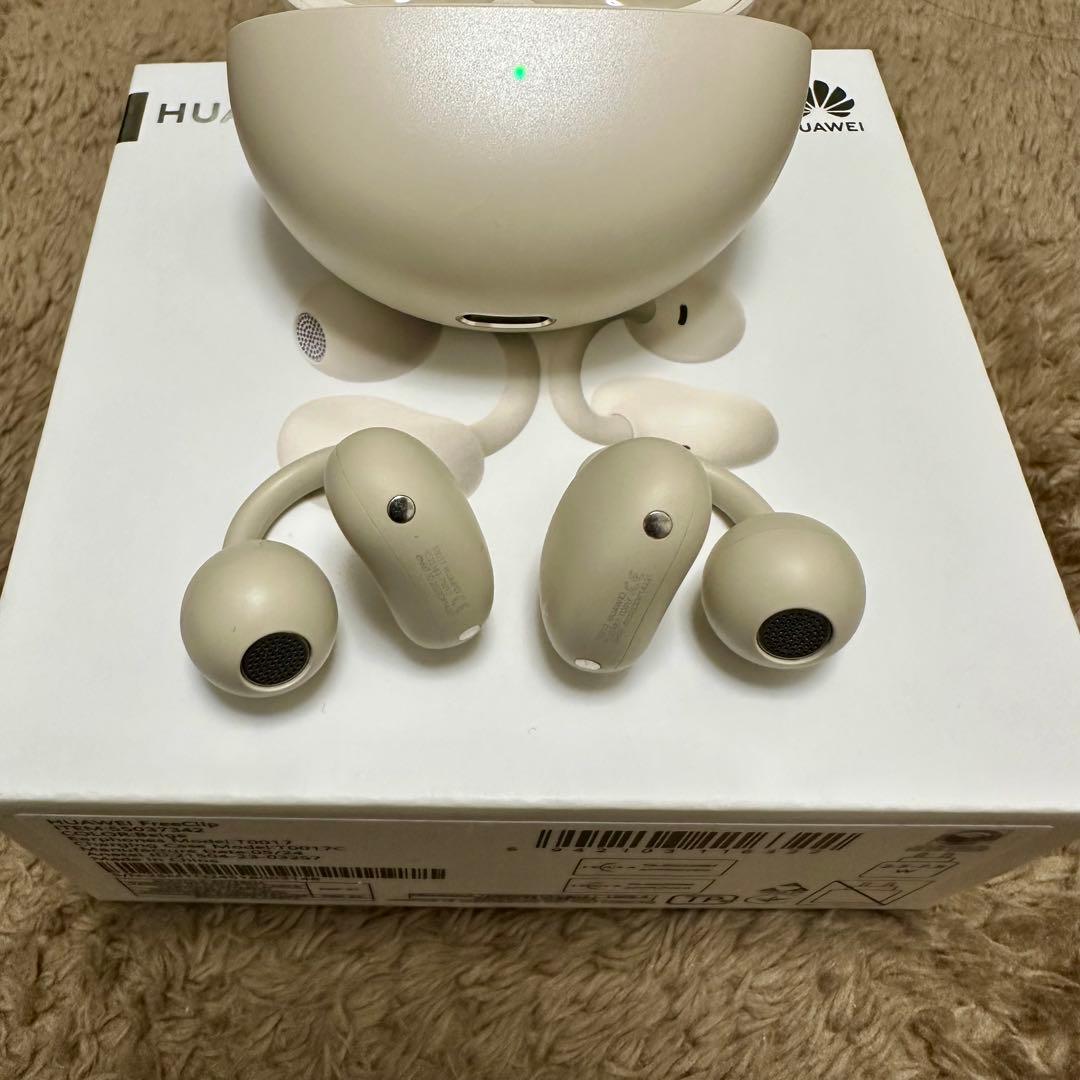 HUAWEI FreeClip ベージュ イヤーカフ型ワイヤレスイヤホン