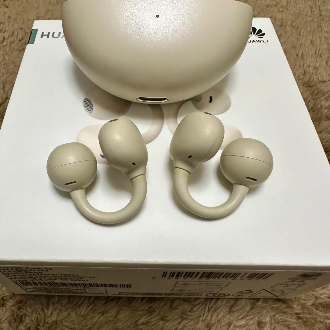 HUAWEI FreeClip ベージュ イヤーカフ型ワイヤレスイヤホン
