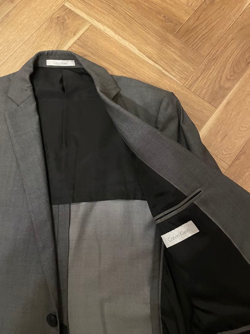 カルバンクライン　グレー スーツ　  スリーピース　3P