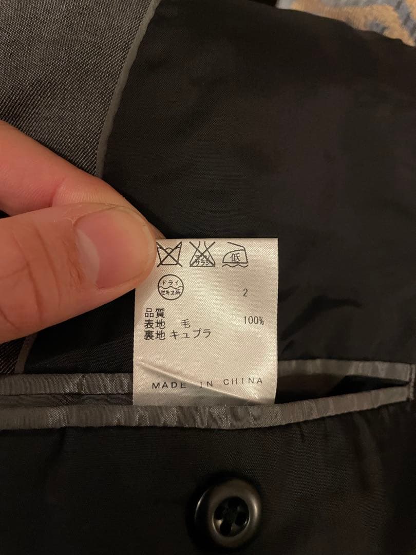 カルバンクライン　グレー スーツ　  スリーピース　3P