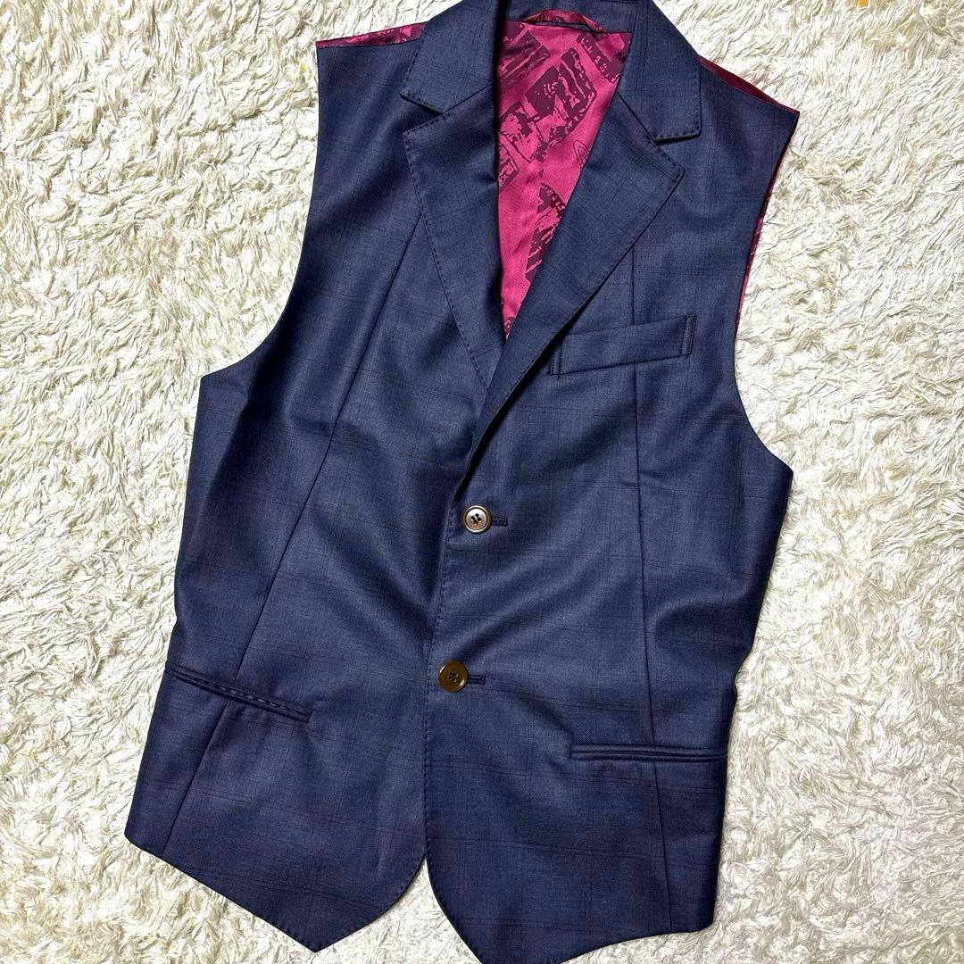 Vivienne Westwood MAN ベスト ジレ オーブ 結婚式 裏地柄