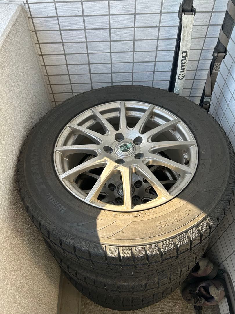 (直接渡しのみ)cx-5で使用していたスタッドレスタイヤ、ホイール