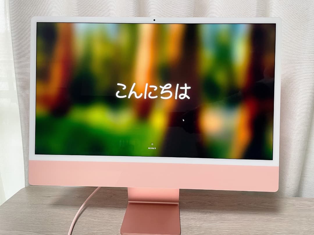 iMac 2023 ピンク M3 メモリ8GB SSD256GB 8コアGPU