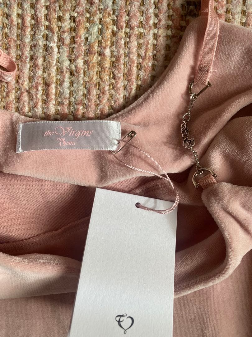 新品タグ付♡ theVirgins×Seira logo chain dress