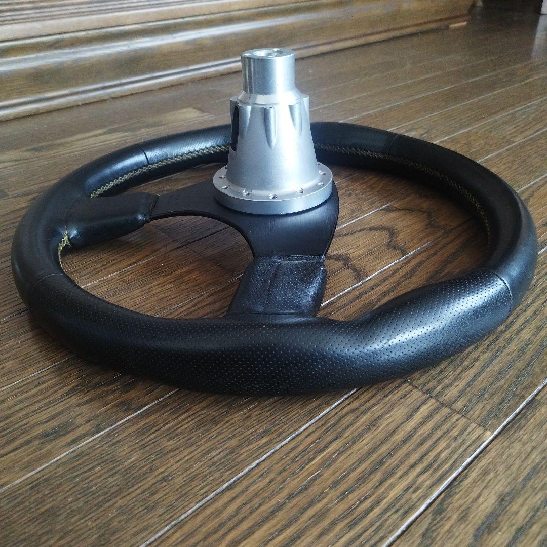 １９９６年式　ａｔｃ本革ステアリング　スプリントＲ　Ｓ１３ボス付き　イタリア製