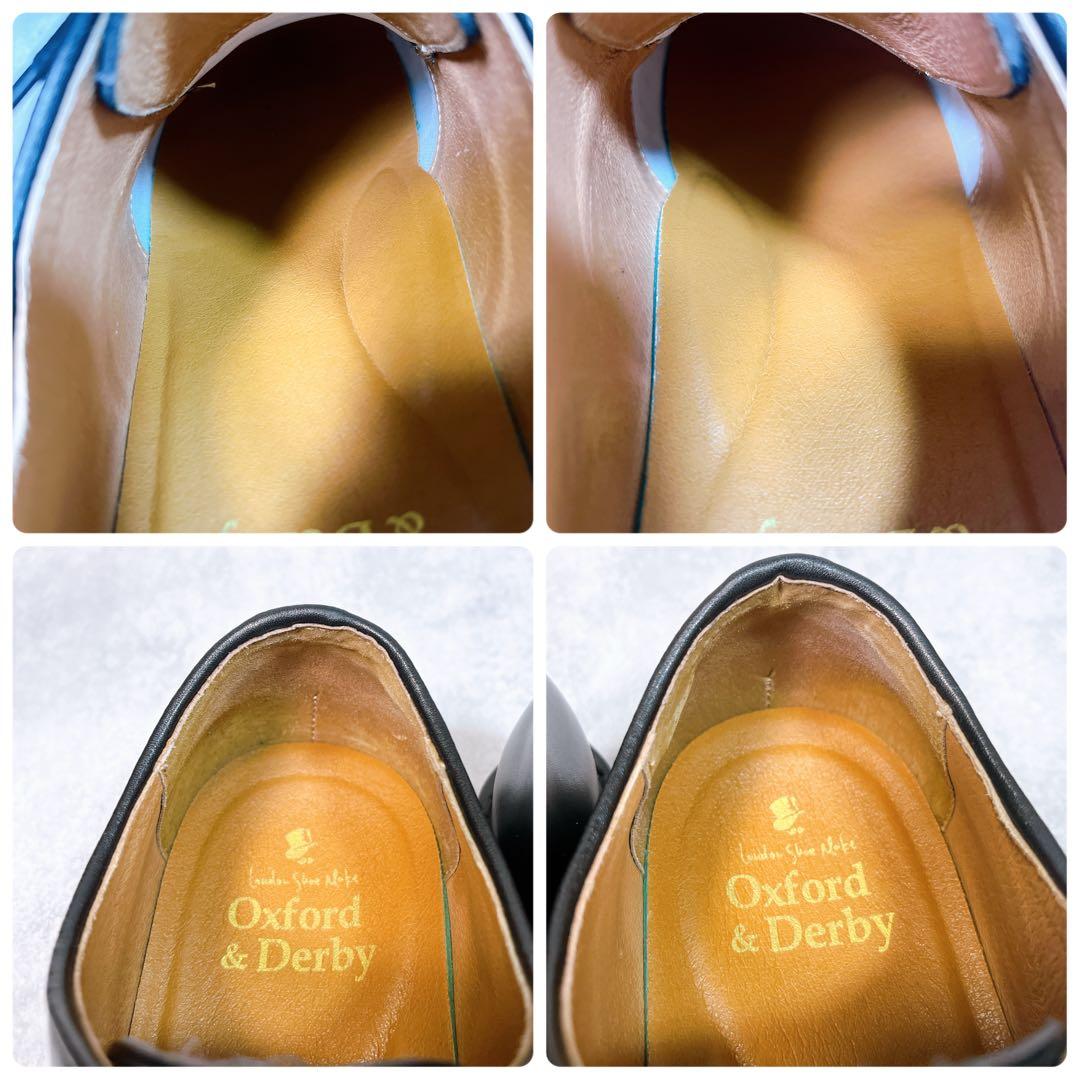 ☆美品☆【オックスフォード ダービー】 Uチップ (9.5) 厚底 外羽根 本革