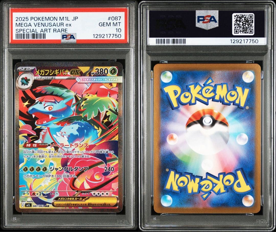 【PSA10 】2連番　メガフシギバナex SAR