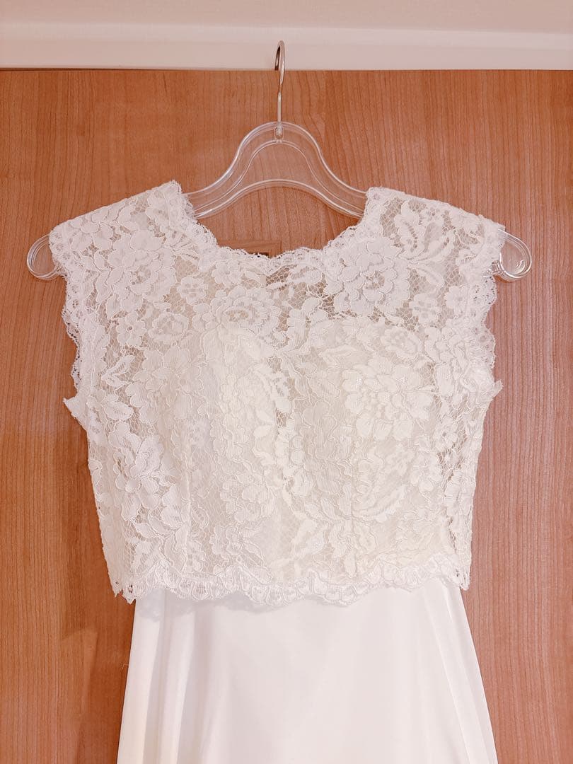 ガーデンオブグレイス ウェディングドレス　ボレロ付き