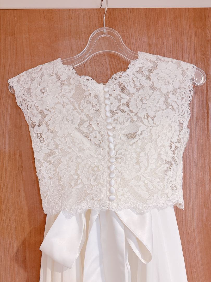 ガーデンオブグレイス ウェディングドレス　ボレロ付き