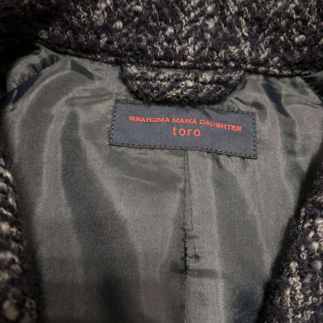 近年　GRANDMA MAMA DAUGHTER toro ウールジャケット