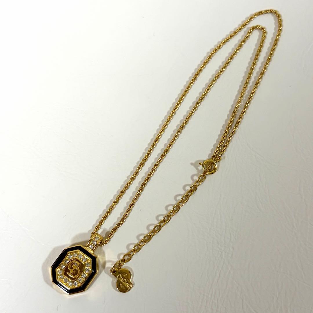【希少】Christian Dior ディオール ロゴ　ネックレス　ヴィンテージ