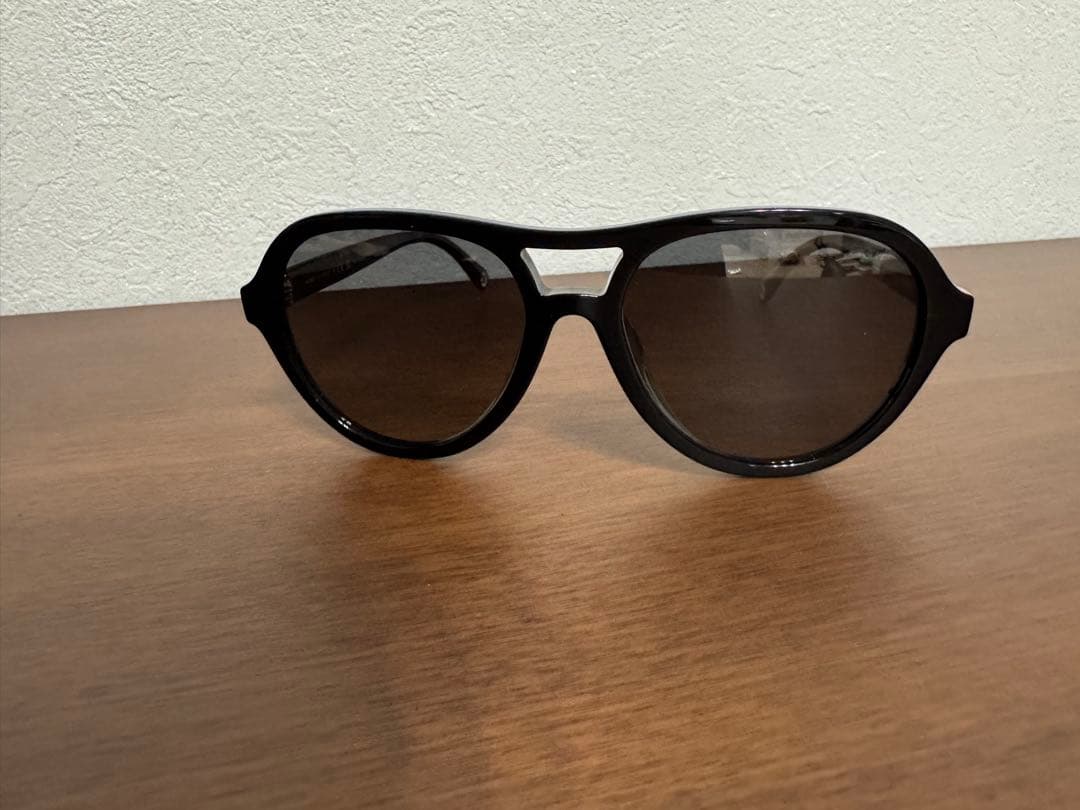 シャネル　パイロット シェイプ アイウェア　ブラック　サングラス