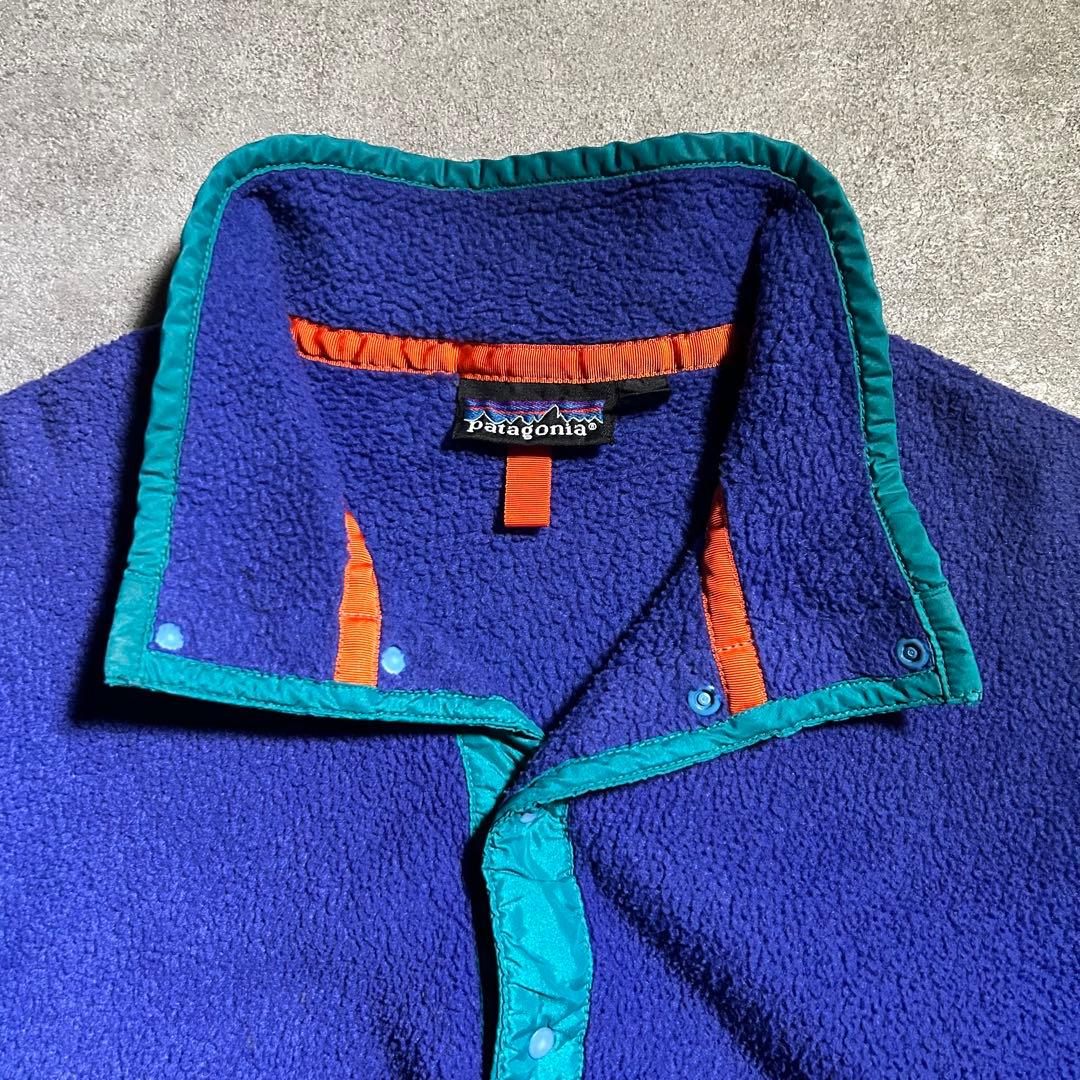 〻*〻様 90s Patagonia ジャマイカ製 シンチラ スナップt ブルー