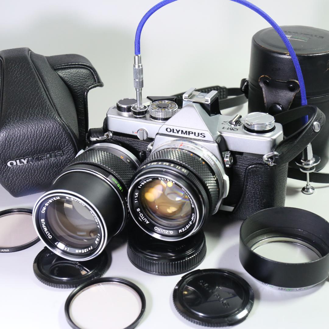 ☆完全動作☆美品 オリンパス OM-1 50mm F1.4 135ｍｍ＃321