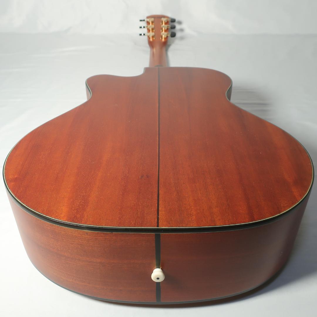 美品 Morris SS-30NAT ミニギター トップ単板 マホガニーボディ