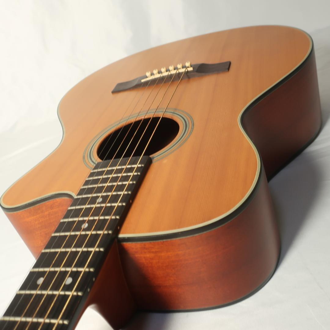 美品 Morris SS-30NAT ミニギター トップ単板 マホガニーボディ