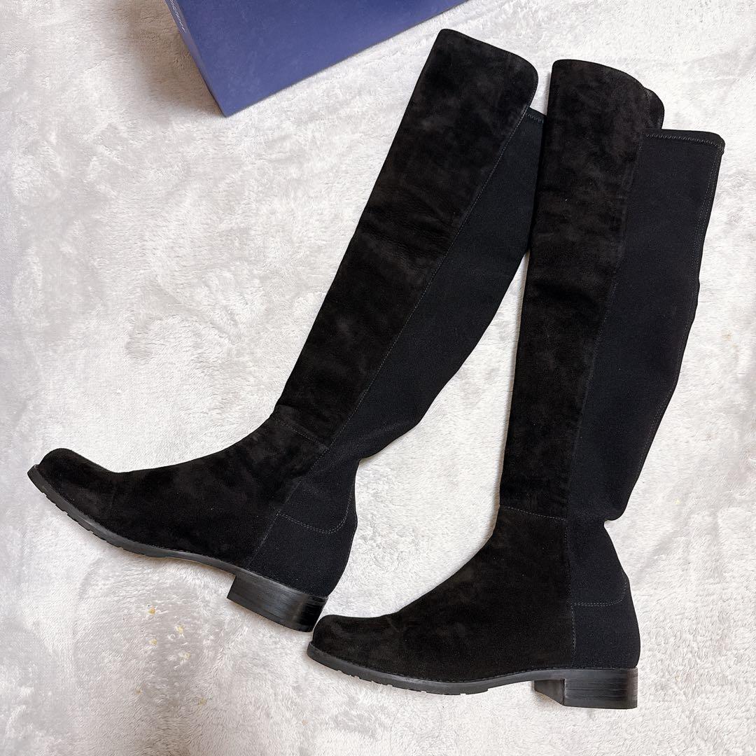 Stuart Weitzman ニーハイブーツ　ロングブーツ 5050 ブラック