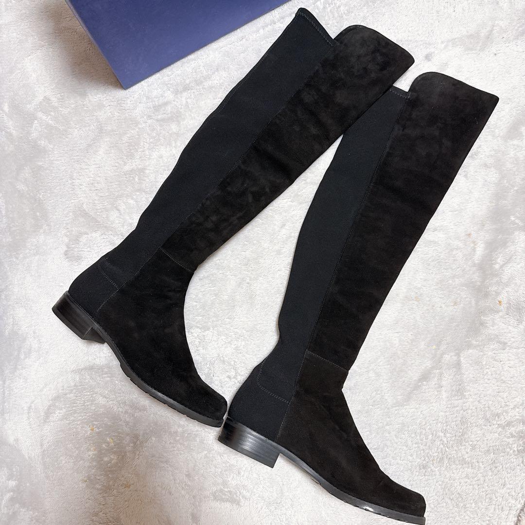 Stuart Weitzman ニーハイブーツ　ロングブーツ 5050 ブラック