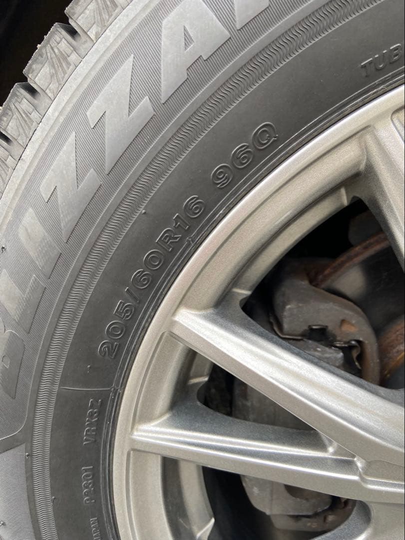 ブリザック VRX3 205/60R16 96Q ホイールセット
