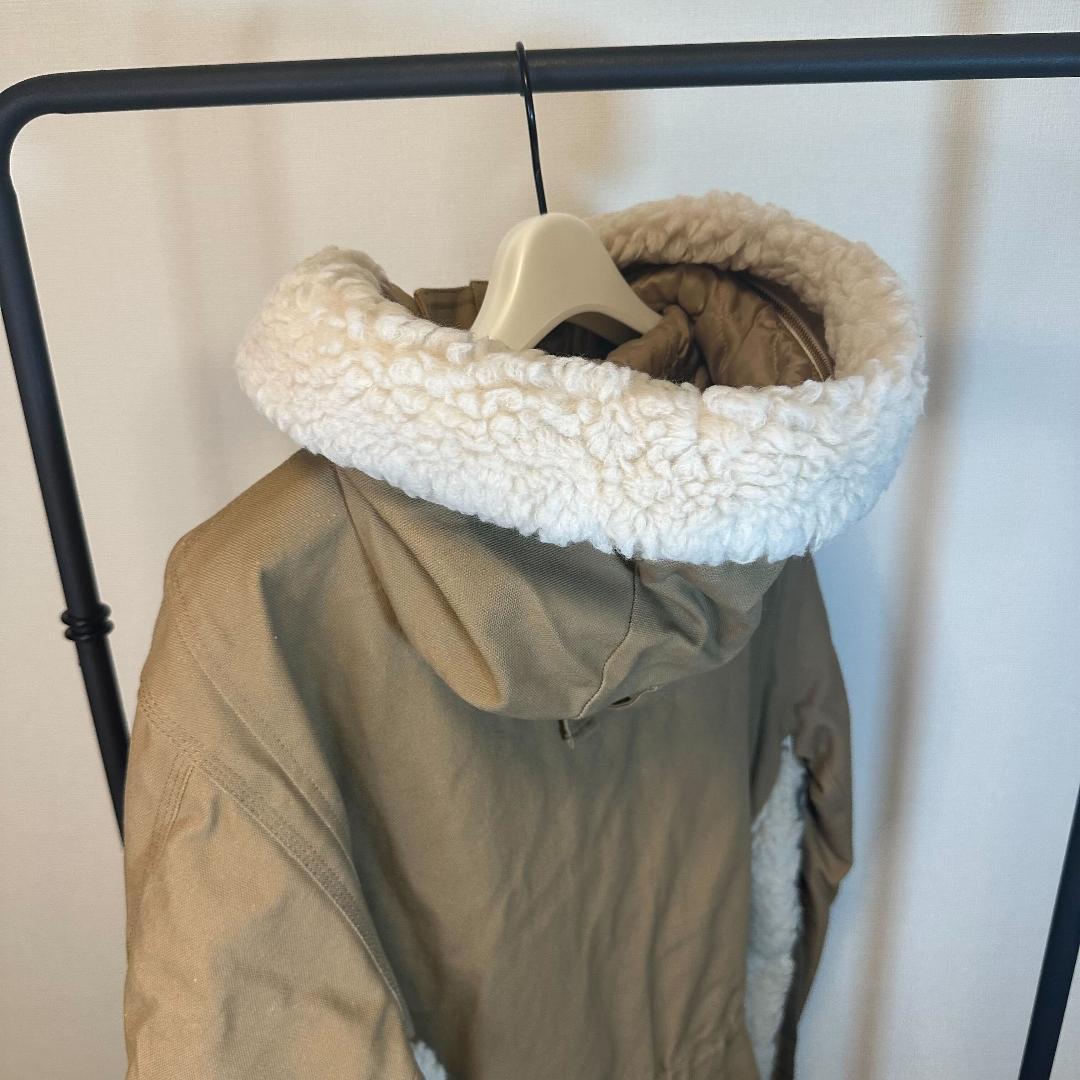 sacai Carhartt サカイ シベリアンコート ベージュ サイズ3