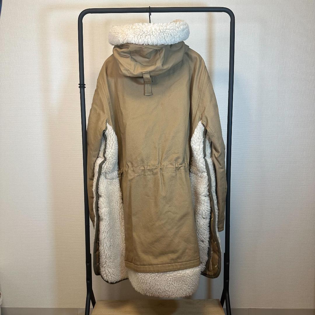 sacai Carhartt サカイ シベリアンコート ベージュ サイズ3