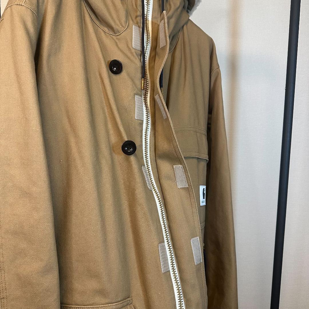 sacai Carhartt サカイ シベリアンコート ベージュ サイズ3