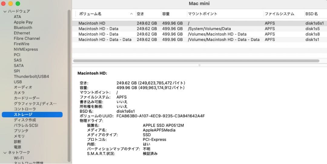 Apple Mac mini 2018 32GB/i7/512GB マックミニ