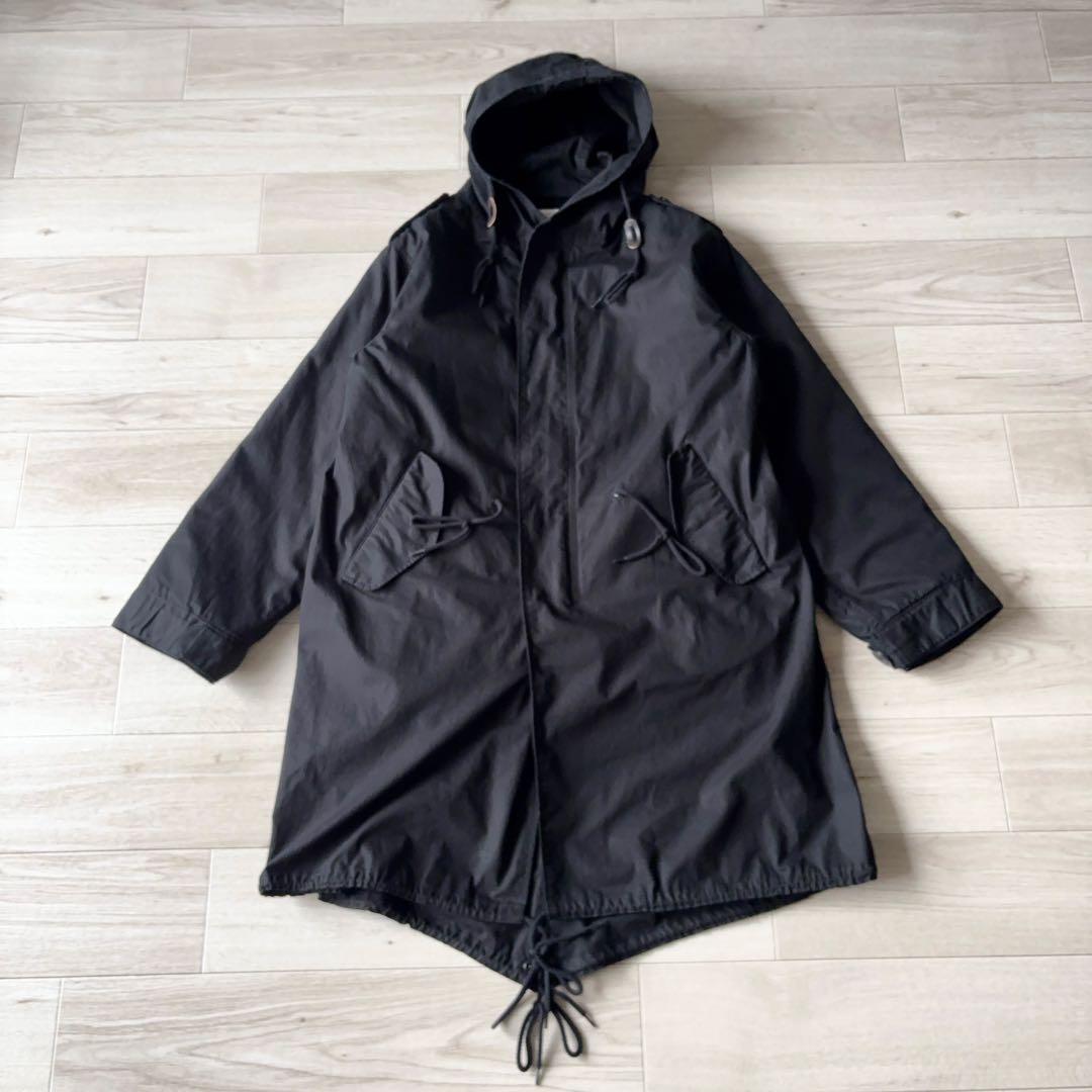 HOUSTON M-1951 モッズコート ブラック XXS