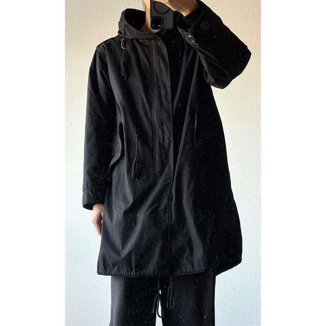 HOUSTON M-1951 モッズコート ブラック XXS