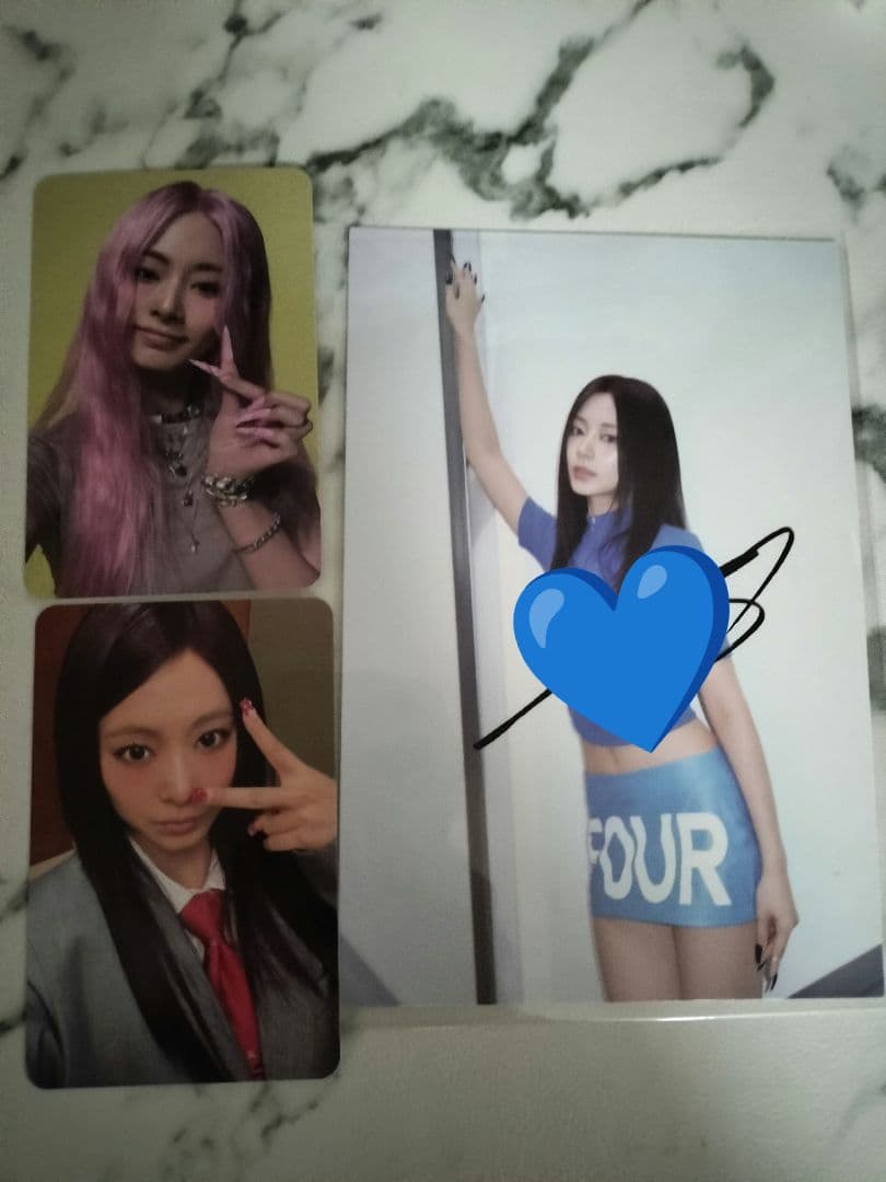TWICE ツウィ　サイン　ポストカード　THIS IS FOUR