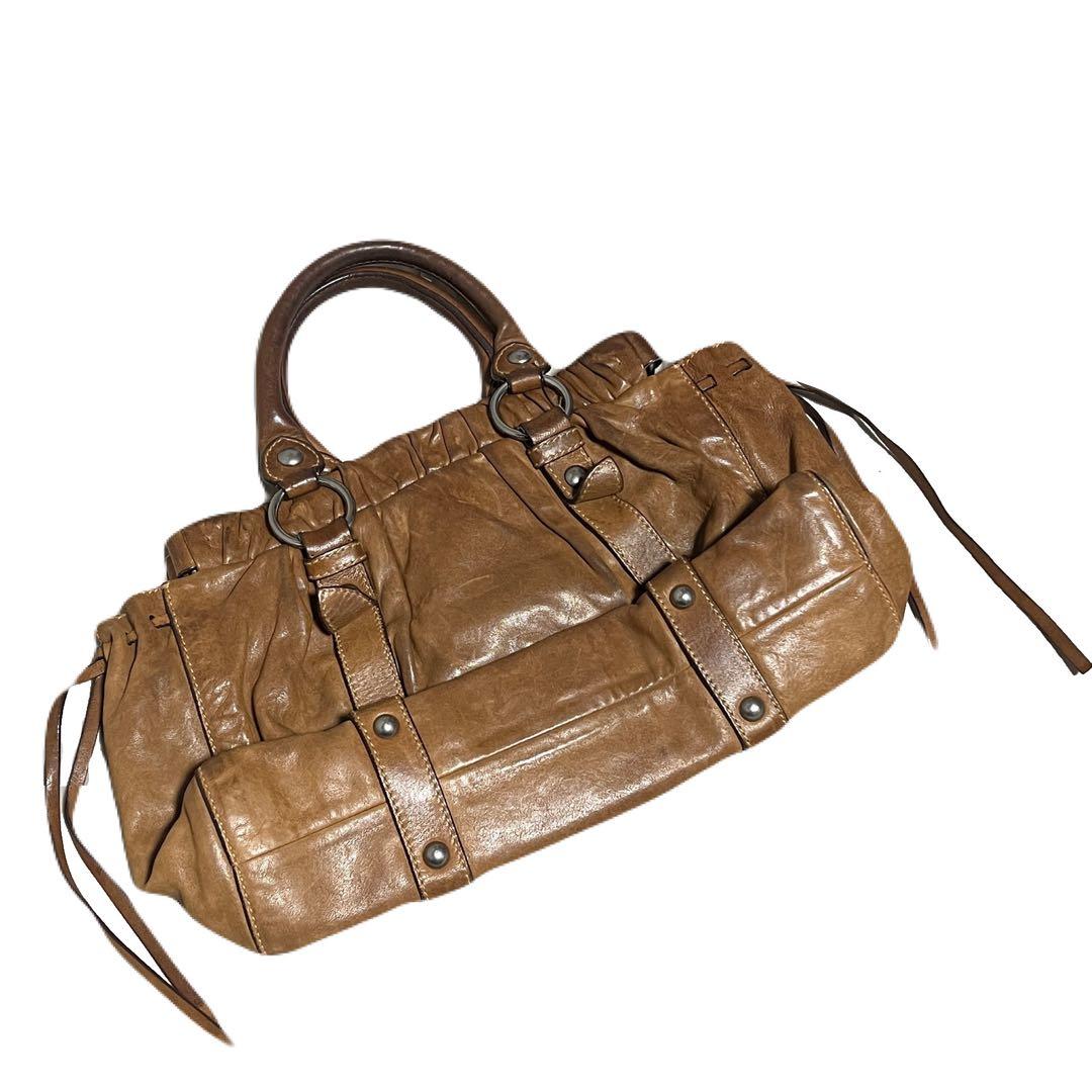 miumiu レザー　バッグ　vittelo