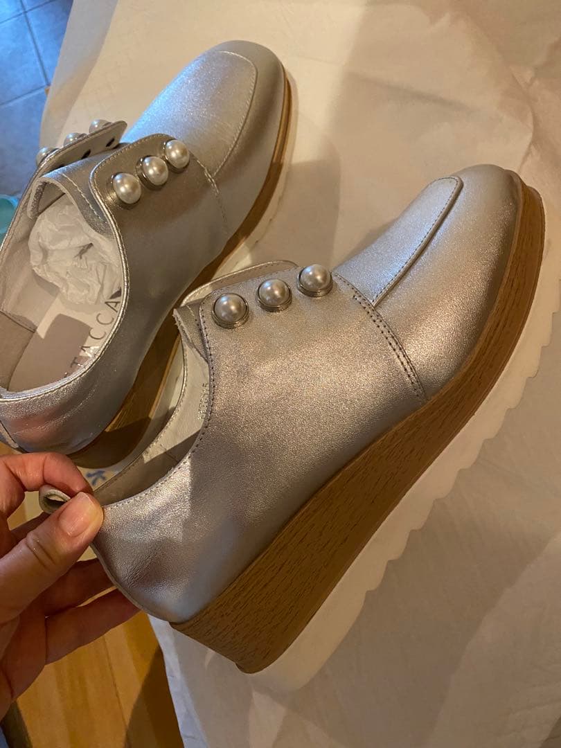 ⭐︎tsukasa⭐︎スタッカート　靴　シルバー　新品不使用