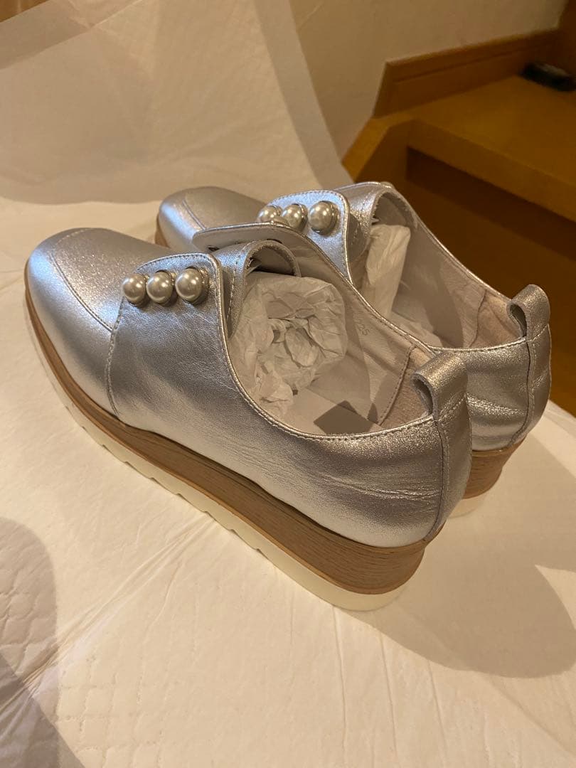 ⭐︎tsukasa⭐︎スタッカート　靴　シルバー　新品不使用