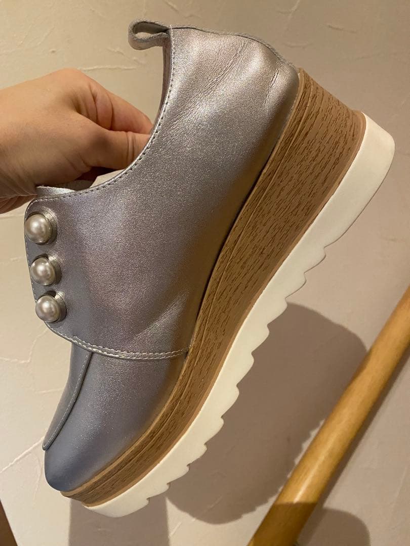 ⭐︎tsukasa⭐︎スタッカート　靴　シルバー　新品不使用