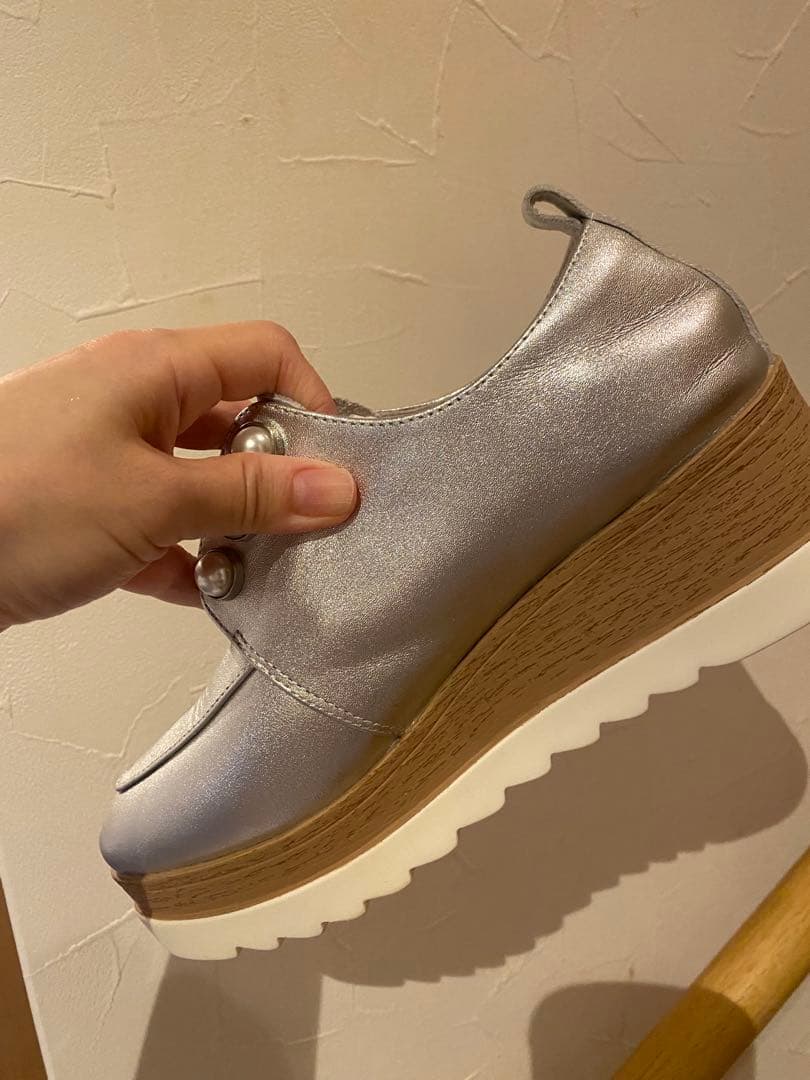 ⭐︎tsukasa⭐︎スタッカート　靴　シルバー　新品不使用