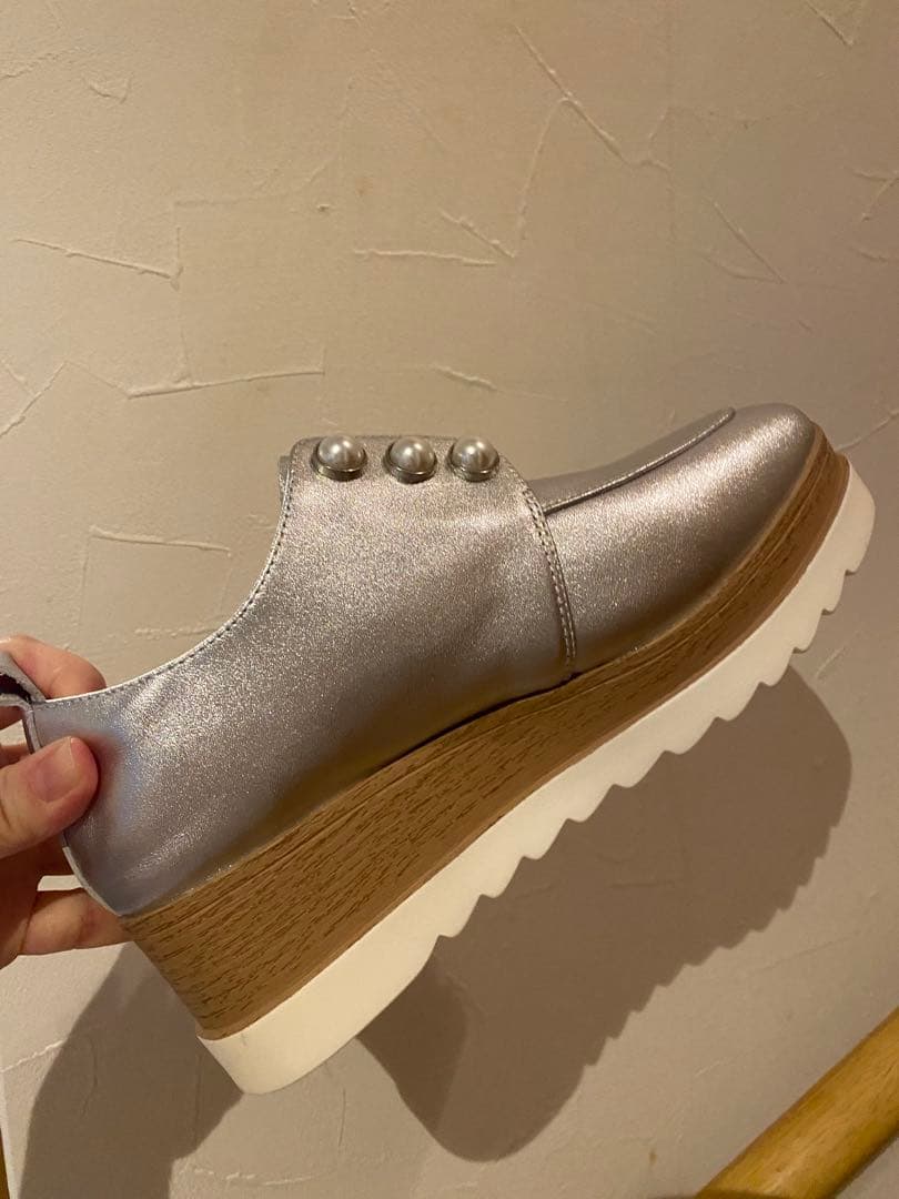 ⭐︎tsukasa⭐︎スタッカート　靴　シルバー　新品不使用