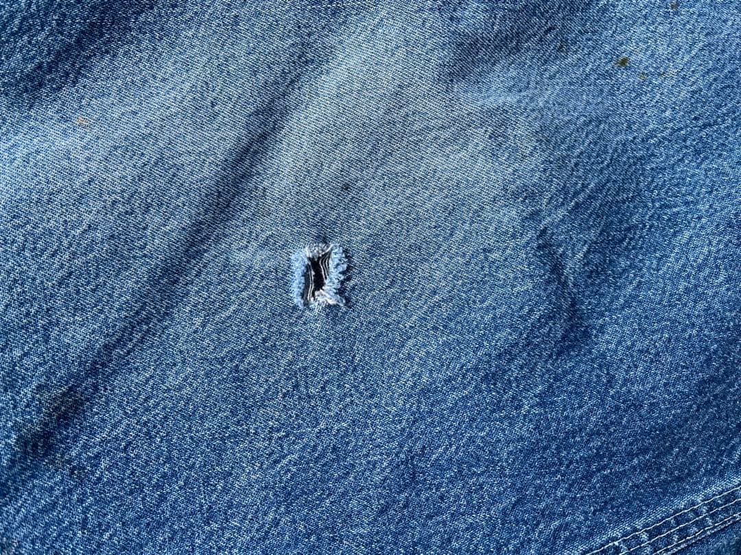 1970s Oshkosh デニムペインターパンツ ヴィンテージ フェード ボロ