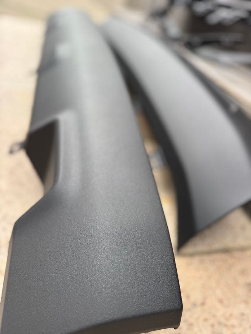 ① デリカd5 グリル　リア　ロアバンパー　フルセット　ラプターライナー塗装