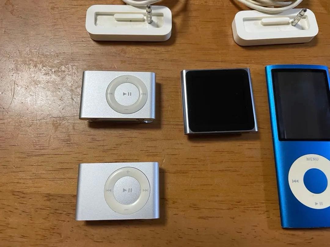 ジャンク品　Apple iPod shuffle & nano 7点セット