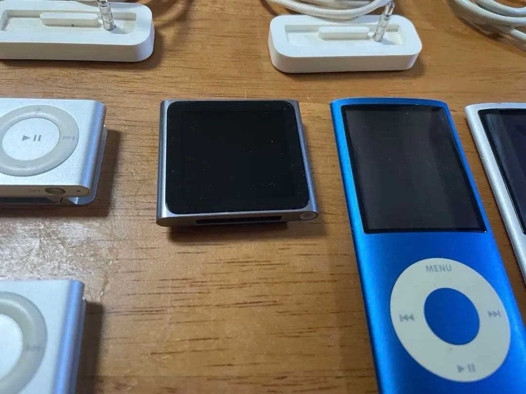 ジャンク品　Apple iPod shuffle & nano 7点セット