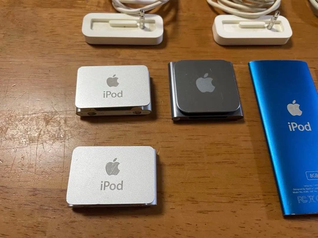 ジャンク品　Apple iPod shuffle & nano 7点セット