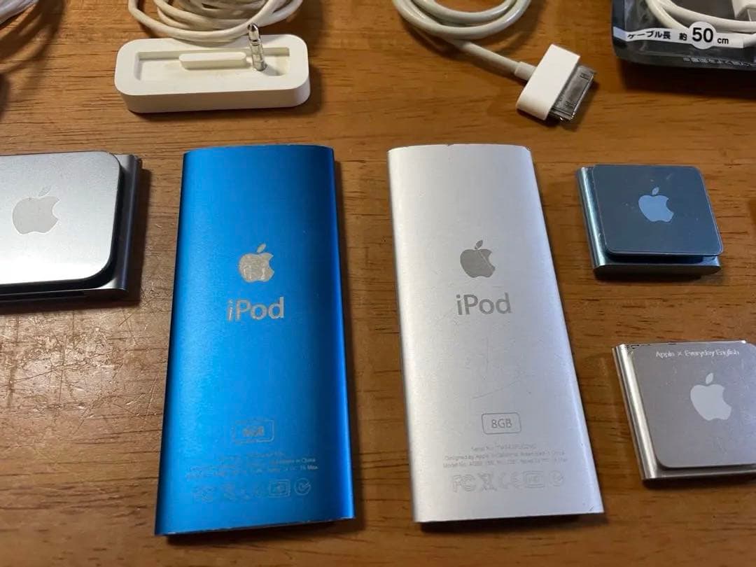 ジャンク品　Apple iPod shuffle & nano 7点セット