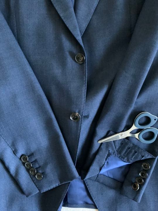 麻布テーラー Azabu Tailor ネイビー スーツ セットアップ オーダー